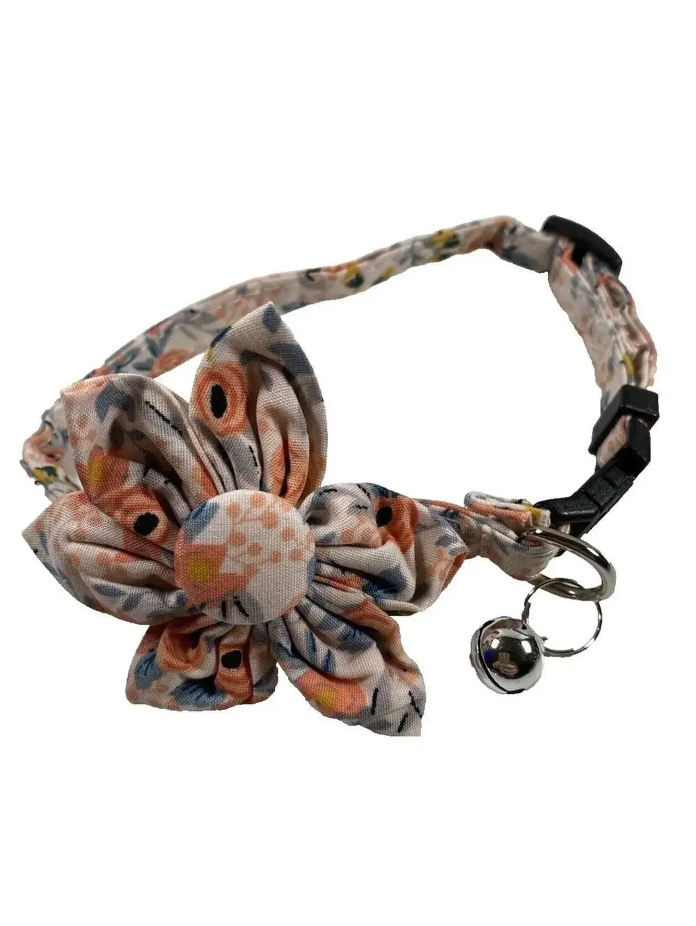 Dog Collar Adjustable Floral Design New Durable Comfortable